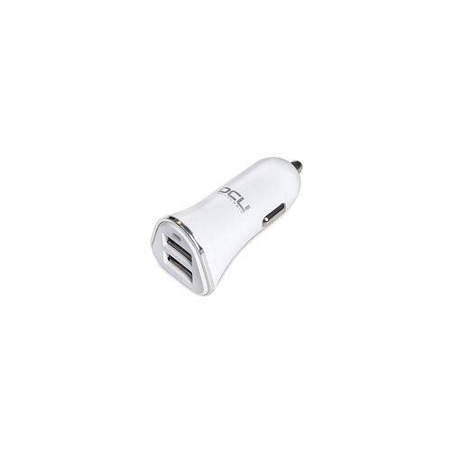 CARGADOR DCU COCHE 2XUSB 3.1A BLANCO ALUMINIO 36100305