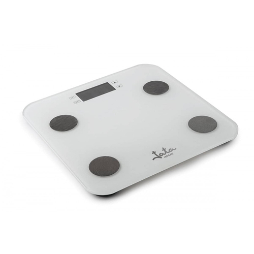 BASCULA ELECT. HBAS-1501 180KG 7 FUNCIONES BLANCA VISOR LCD
