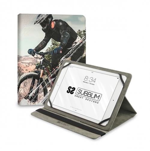 FUNDA TABLET SUBBLIM UNIVERSAL TRENDY CASE BIKER 11  4TC012