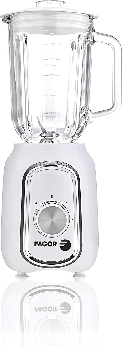BATIDORA VASO FG-2140 500W. CAP. 1,5L. 2VEL.+TURBO JARRA CRISTAL