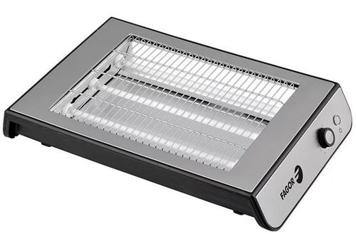 TOSTADOR FGE-107-T PLANO 900W 6NIV. POT. EXTERIOR A.INOX.