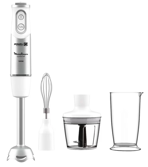 BATIDORA DD-6A5110 1000W PIE A.INOX. 10VEL. VASO+PICADORA+VARILLA