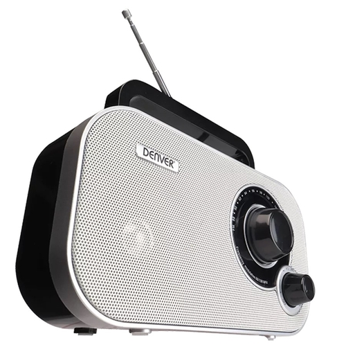 RADIO PORTATIL DENVER TR-51 WHITE SINTONIZACION ANALOGICA