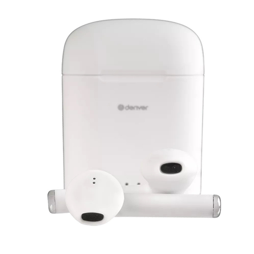 AURICULARES BLUETOOTH DENVER TWE-46 BLANCO