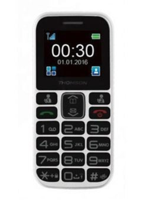 MOVIL THOMSON SEREA 49 NEGRO SENIOR 1.8"TFT VGA BT FM BASE DE CARGA