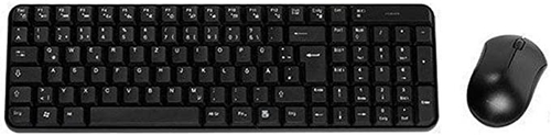 TECLADO+RATON VIVANCO NEGRO 34683 IT-KB MS USB ES