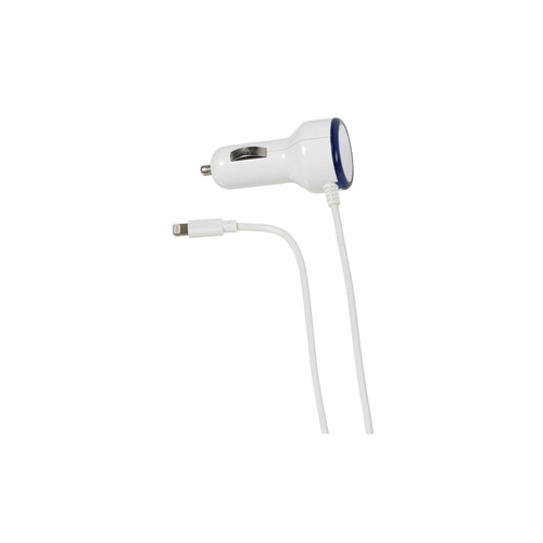 CARGADOR VIVANCO COCHE PARA IPHONE 1A BLANCO
