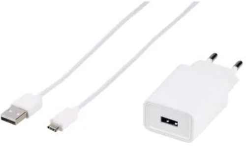 CARGADOR VIVANCO SAMSUNG USBA-USBC-5W 1M BL 62146