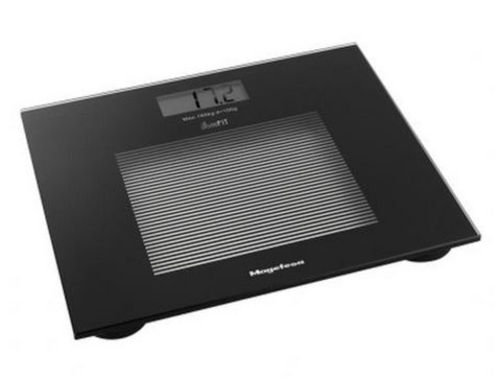 BASCULA BAÑO GOODFIT MGF-1500 HASTA 180KG CRISTAL TEMPL. VISOR DIG. BASE ANTIDES