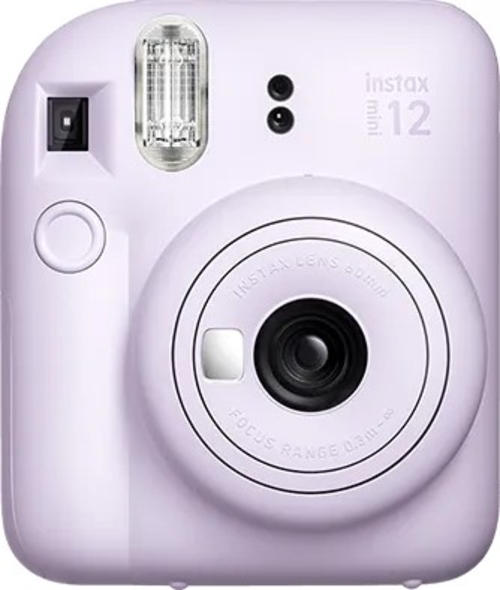 CAMARA DIGITAL FUJIFILM INSTAX MINI 12 +FILM+PORTAFOTO PURPLE