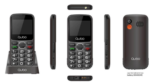 MOVIL QUBO SENIOR X 230 2.31"+BASE DE CARGA