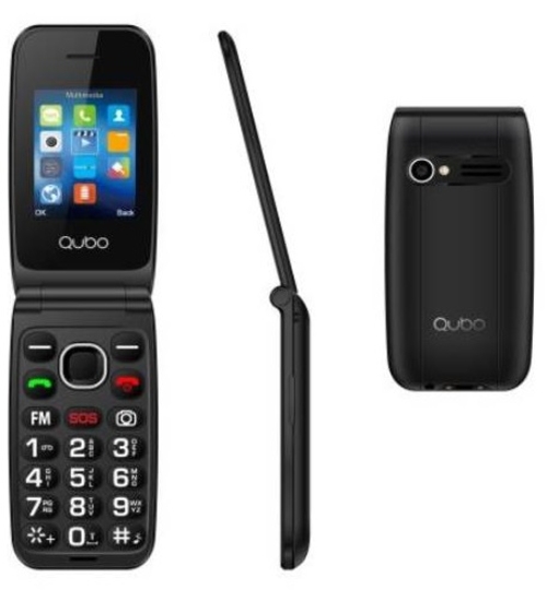 MOVIL QUBO NEONW BLACK SOS DISPLAY 2.4" 2G