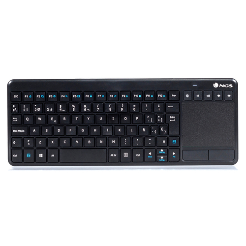 TECLADO NGS TV WARRIOR INALAMBRICO TOUCHPAD MULTIMEDIA