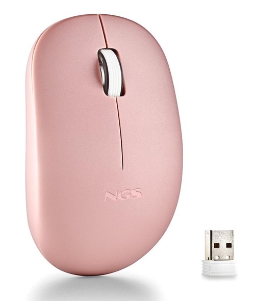 RATON NGS FOG PRO PINK INALAMBRICO USB SILENIOSO
