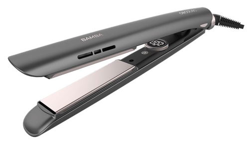 PLANCHA PELO BAMBA RITUAL CERAMICA PANT. LED REV. CERAMICO ALISA-RIZA (03399)