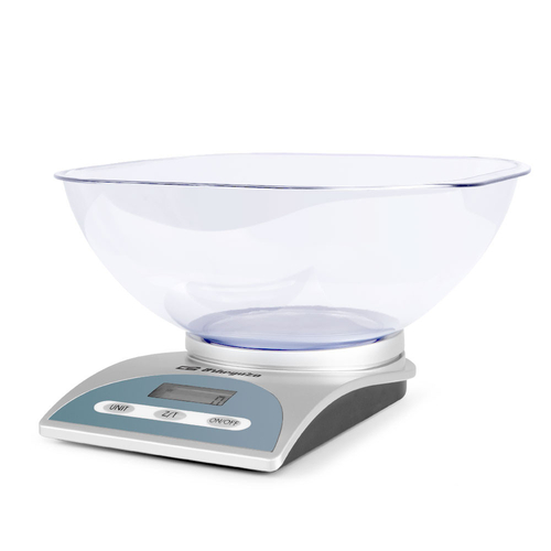 PESO COCINA PC-2016 PANT.LCD HASTA 5KG. ESCAL. 1GR. BOL TRANSPARENTE