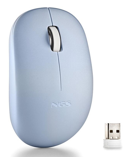 RATON NGS FOG PRO BLUE INALAMBRICO USB SILENIOSO