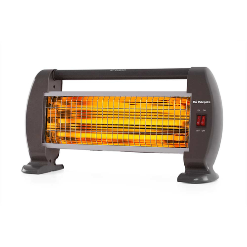 ESTUFA CUARZO HORIZ. BP-0206 1200W 3POT. ANTIVUELCO ASA TRANSPORTE
