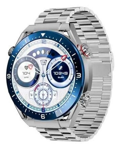 RELOJ SMARTWATCH ECOWATCH EW01 SILVER BLUE