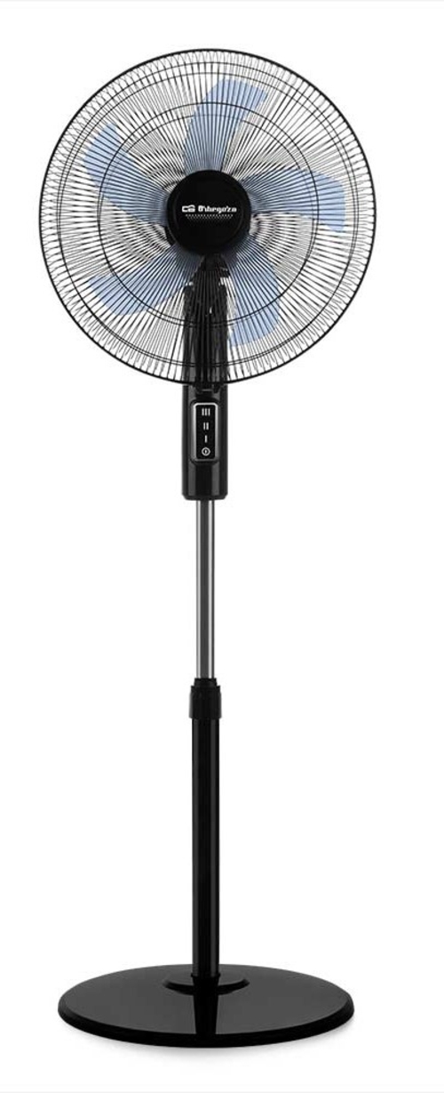 VENT. PIE SF-1340 NEGRO 40CM. 45W 3VEL. ALT.130CM M.DIST. TEMPOR. 12H