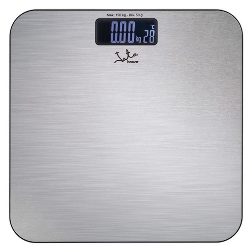 BASCULA ELECT. 496N 150KG GRAD.50GR. 4 SENSORES VISOR LCD SUPER.A.INOX.