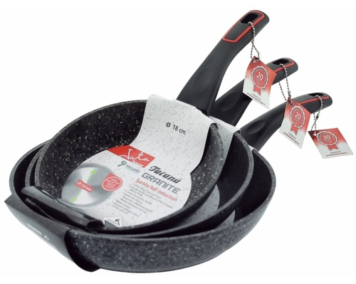 SET 3 SARTENES SF3-182226 18,22,26CM ALUM.FORJ. FULL INDUCCION S/TACANA