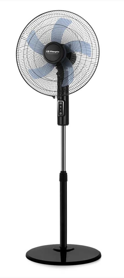VENTILADOR PIE SF 1140 40 cm 45W NEGRO 5 ASPAS OSC