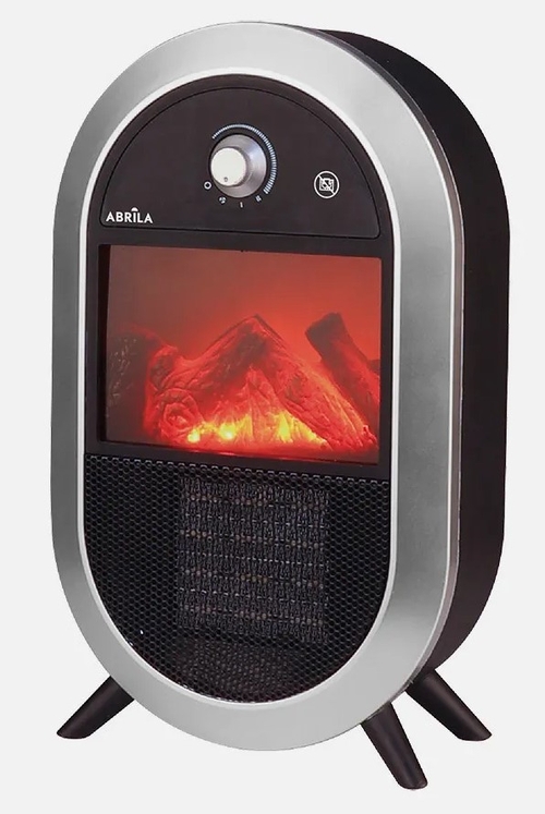 CALEFACTOR CERAMICO SAUCE 1800W NGR/PLATA VERT. EFECTO LLAMA 2POT. 251621878