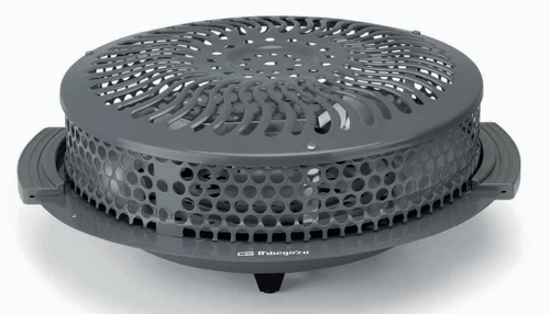 BRASERO ELECTR. BR-92 900W NEGRO 2NIV.POT. TOQUE FRIO 2 RESIST. BLINDADAS