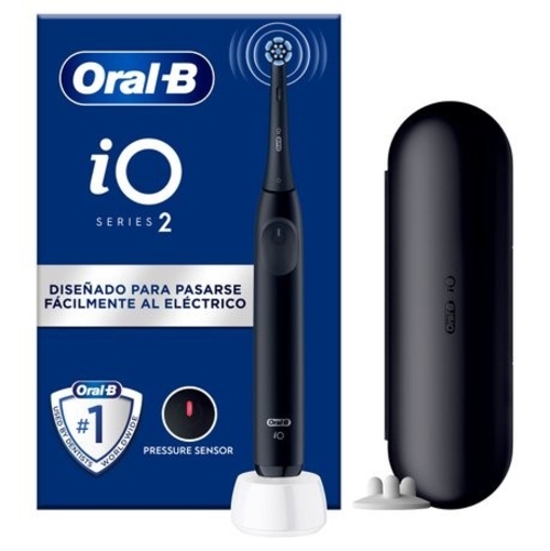 PACK CEPILLO IO2 NEGRO C/FUNDA VIAJE + 2 RECAMBIOS
