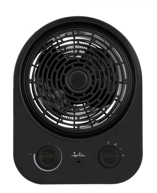 CALEFACTOR VERT. JCTV-1240 2000W 2POTENCIAS NEGRO TERM. REG. ANTIVUELCO