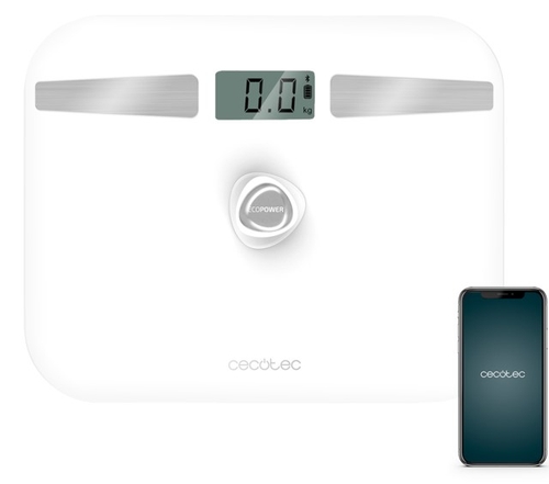 BASCULA BAÑO 10200 (04254) VIDRIO TEMPL. HASTA 180KG. CONEX.BLUETOOH SENS. PRECI