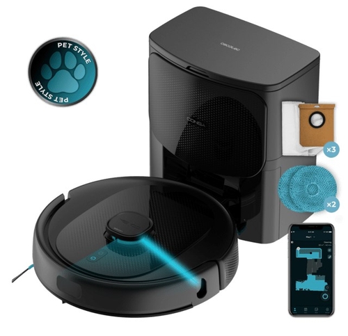 ROBOT ASPIR. CONGA 9590 (100146) 4 EN 1 10.000PA 240 MIN.AUTON. 4 NIV.POT.