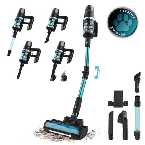 ASPIRADOR CONGA ROCKSTAR 9500 LUNAR PET 780W 90MIN AUT. CEPILLO ANIMALES (102550