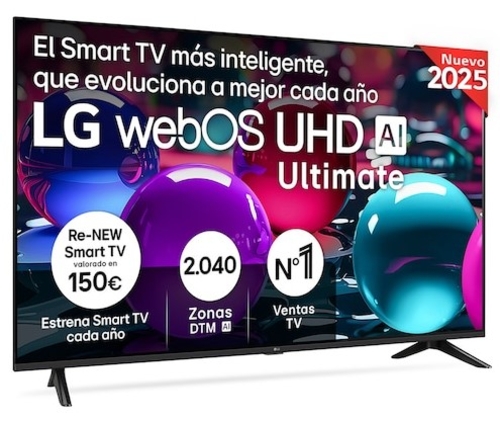 TV 165.10cm(65")(T)LG 65UA73006LA 4K SMART TV WEBOS DIRECT LED HDR 10