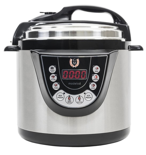 OLLA GM MODELO D (02003) 6LTS. PROGR. 24H. 1000WTS. RECETARIO 9 MENUS