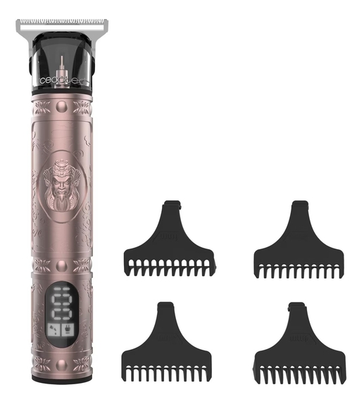 PERFILADOR PELO BAMBA WARRIOR 4 PEINES (1,2,3,4MM.) PANT.LCD 120 MIN.AUT. (04495