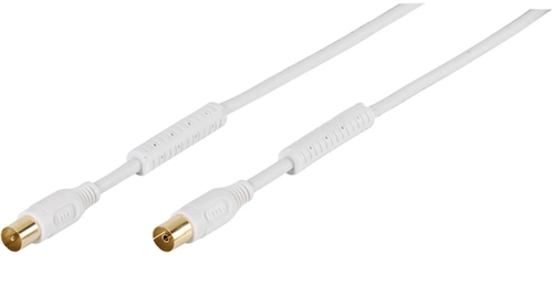 CABLE VIVANCO COAXIAL M/H 1.5M BLANCO 48119