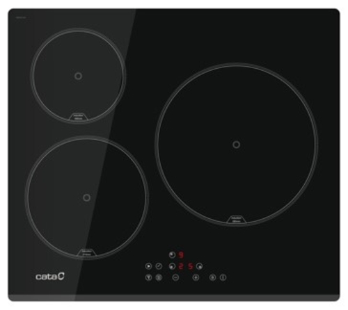 VITRO IB-6303-E2 BK INDUCC. 3F ZONA 28CM. 9NIV.POT. TOUCH (08063120)