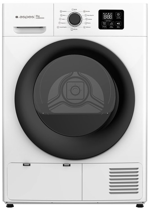 SECAD. ASB-803-ED 8KG. B.CALOR DISPLAY LED (E) 12 PROGRAMAS BIG DOOR