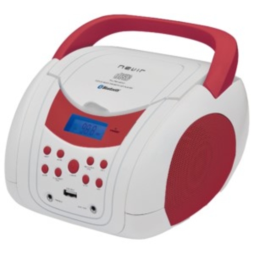 RADIO-CD MP3 NEVIR NVR-483UB BR BLANCO ROJO