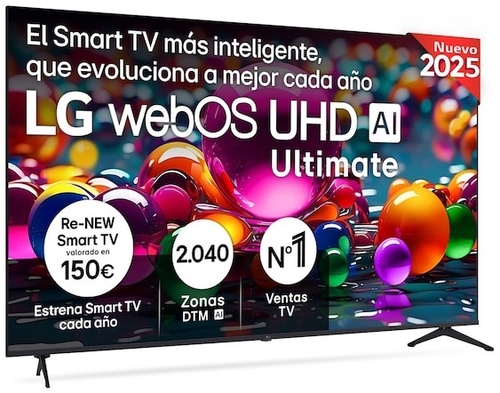 TV LED LG(86")(T)218.44CM 86UA75006LA CON IA 4K UHD 60HZ HDR