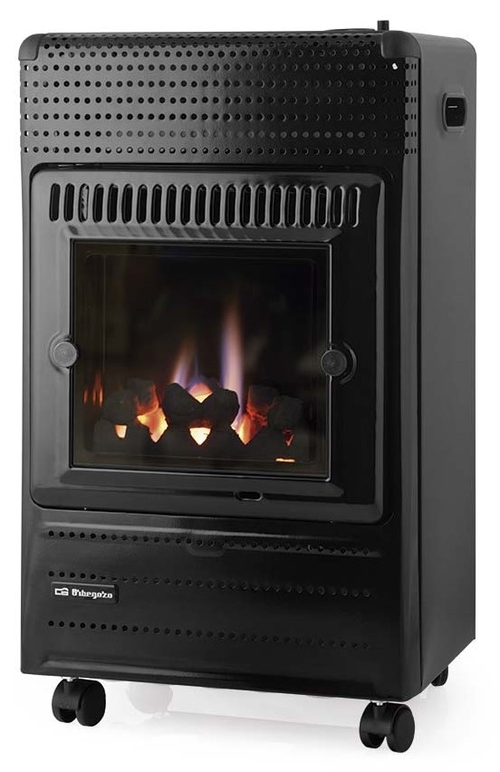 ESTUFA LLAMA AZUL HBF-95-N 3500W NEGRA EFECTO FUEGO REAL (A) 400X700X200 MM.