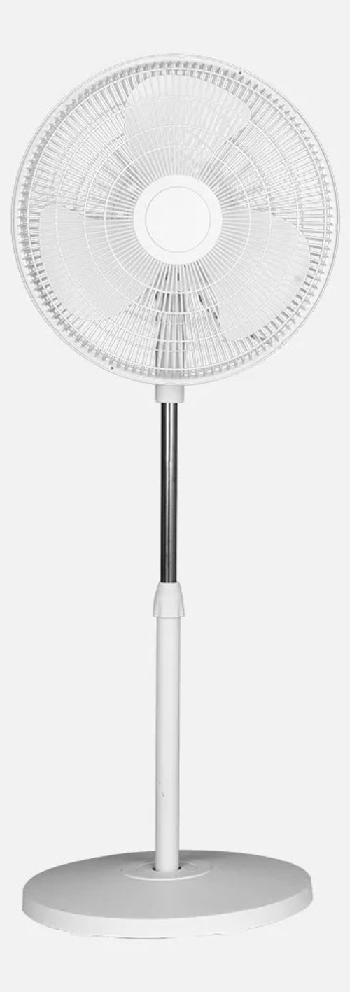 VENT. PIE YAMATO (256441001) BLANCO 50W 3ASPAS MOTOR AC 3VEL.