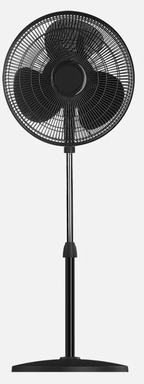 VENT. PIE YAMATO (256441009) NEGRO 50W 3ASPAS MOTOR AC 3VEL.