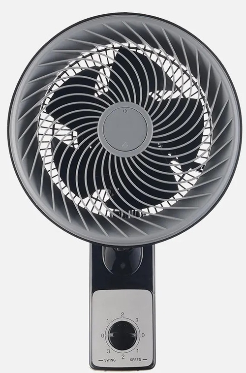 VENT. PARED AEOLUS (256961009) NEGRO/GRIS 75W 5ASPAS MOTOR AC 3VEL.