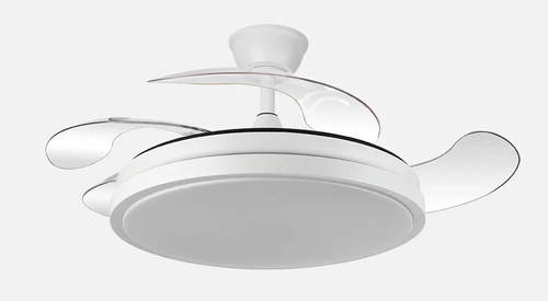 VENT. TECHO DC/R ESCORPION (214591301) BLANCO 59W 4ASPAS RETRACTIL