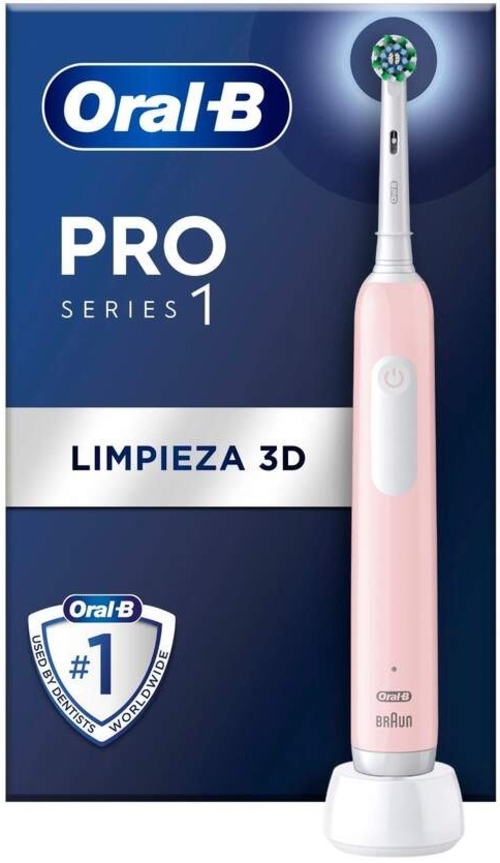 CEPILLO DENTAL PRO 1 ROSA TECNOL. 3D 3 MODOS LIMPIEZA BAT. LARGA DURACION