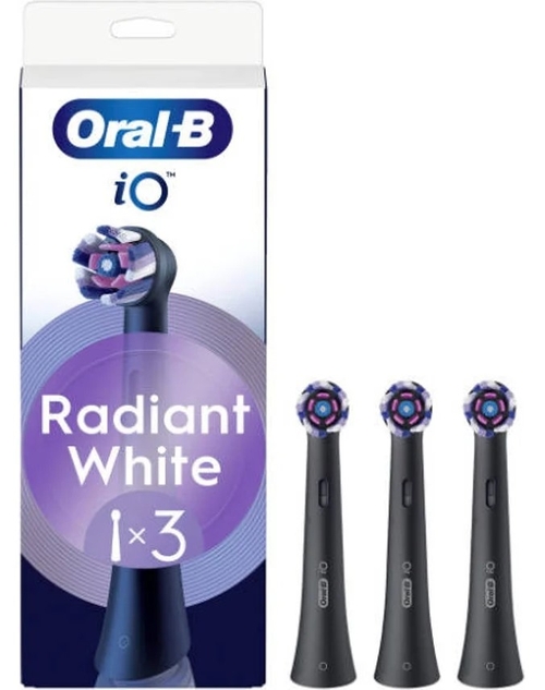 RECAMBIO CEPILLO RADIANT WHITE NEGRO X 3