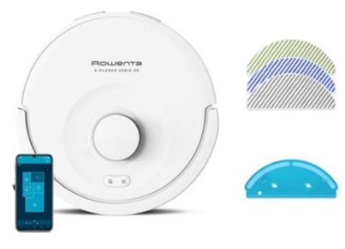 ROBOT ASPIR. RR-8777-WH 4 NIV. POTENCIA 2 EN 1 ASPIRA Y FRIEGA MOTOR 6000 PA